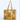 Quilted Tote, Gold Tiger