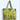 Quilted Tote, Apple Green Jungle