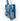 Quilted Tote, Blue Stripe Tiger
