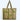Quilted Tote, Green Stripe Tiger