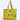 Quilted Tote, Yellow Jungle